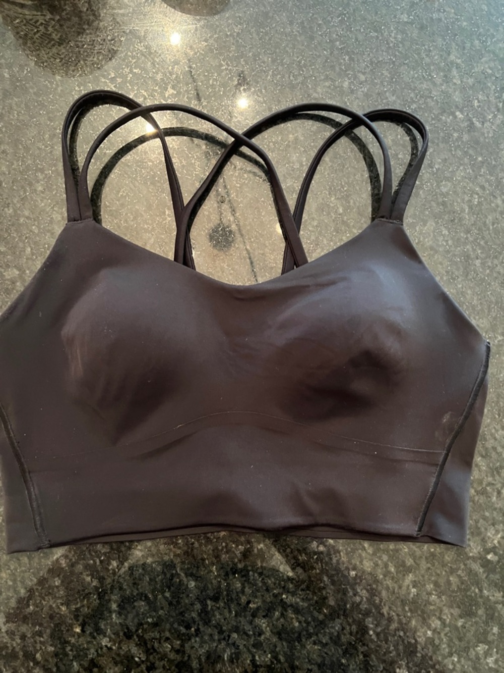 lululemon athletica Black Strappy Sports Bra
